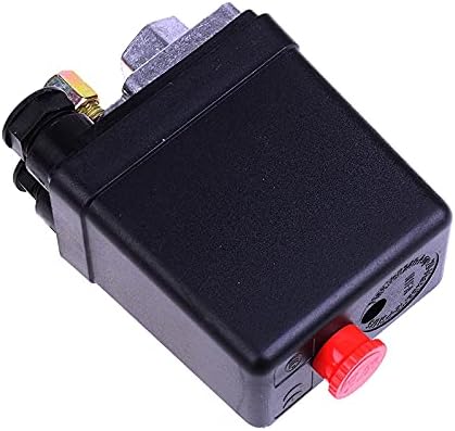 Heavy Duty Air Compressor Pressure Switch Control Valve 90 PSI -120 PSI Black - Image 3