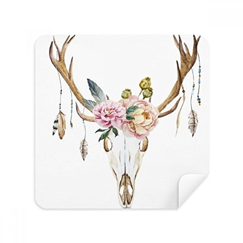 Chiffon optique motif cerf idée cadeau utile lot de 2