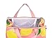 Kate Spade New York Portable Soft Cooler Lunch Bag, Small Insulated Tote, Thermal Lunch Bag with Silver Insulated Lining and Storage Pocket, Lemon Toss