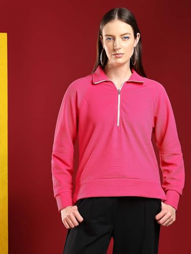 Image of KOTTY Women's Stylish Pullover Sweatshirt Ideal for Winter and Layered Looks