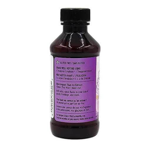 Image of Lorann Oils Princess Cake and Cookie Bakery Emulsion: Regal Flavor Blend, Perfect for Enhancing Sweet, Cake-like Undertones in Baked Goods, Gluten-Free, Keto-Friendly, Unique Flavor Blend Essential