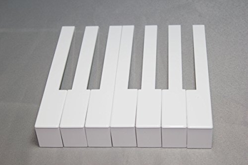 German Piano Keytops - Piano Key Replacement - Complete Set with Fronts