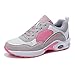 PADGENE buty do biegania na poduszki, damskie buty do biegania na co dzień, buty do biegania na siłownię, modne buty sportowe na świeżym powietrzu, różowy, 40 EU