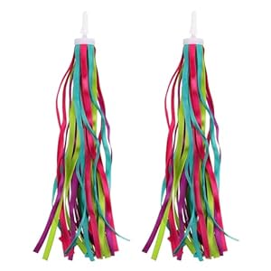 Bike Handlebar Streamers: Colorful Ribbons Bicycle Grips Tassels – Cycling Accessories for Boys Girls