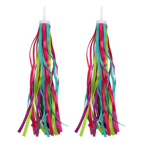 Bike Handlebar Streamers: Colorful Ribbons Bicycle Grips Tassels – Cycling Accessories for Boys Girls