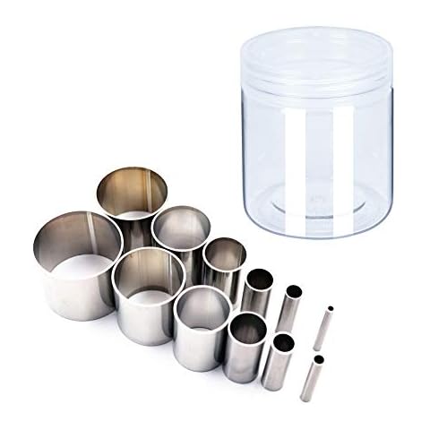 Jodsen 12-Piece Stainless Steel Clay Cutters Cover
