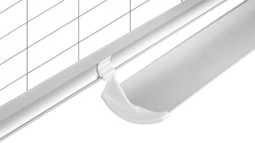 Miniatura 5 de MasterVision Planificador magnético de porcelana platino de borrado en seco de 1 x 2 pulgadas, 36 x 24 pulgadas, marco de aluminio (CR0630830)