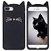 Joyleop Case for iPhone 7 Plus 8 Plus+,Cartoon Soft Silicone Cute 3D Fun Cool Cover,Kawaii Unique Kids Girls Lady Cases,Animal Character Rubber Skin Shockproof Protector for iPhone 7/8Plus Black Cat