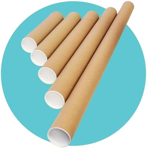 Triplast 2 x A0 Postal Tubes with End Caps (885x45mm | 35x1.8inch ...