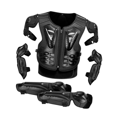 Ronyme Adultos Equipo de protección de motocicletas para hombres y mujeres Conveniente guardia de motocross transpirable para patinar esquí, Traje de Protección