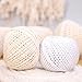 KoiLykke Kitchen Cotton Twine 50m Cooking String for Sausage,Barbecue,Roulade Tying,Durable Food Safe Kitchen Tool for Meat,Vegetables,Baking,DIY Craft Projects,Natural White