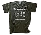 Panzerschokolade Doping für das Vaterland Techno Rave T-Shirt Klassisch Rundhals Kurzarm Olive XL
