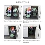 SJDUYD 2-Tier Blind Corner Cabinet Pull Out Organizer,4-Shelf Pull Out Heavy Duty Cabinet Slide Out Kitchen Cabinet Organizer for Left Or Right Handed Open 900 - Image 7