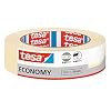 tesa Malerband ECONOMY – Vielseitiges Klebeband für Malerarbeiten ohne Lösungsmittel – Bis zu 4 Tage nach Gebrauch rückstandslos entfernbar, 50 m x 30 mm