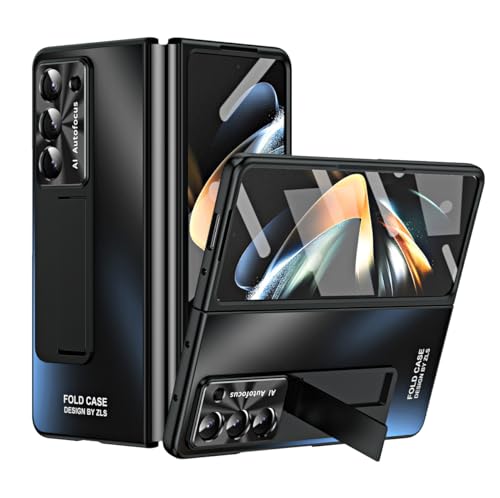 Coque Samsung Z Fold6 antichoc et légère, étui PC mince avec béquille