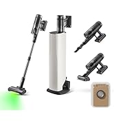 roborock H60 Hub Ultra Battery Vacuum Cleaner with Car Emptying Station, 210AW Suction Power for Teppi...