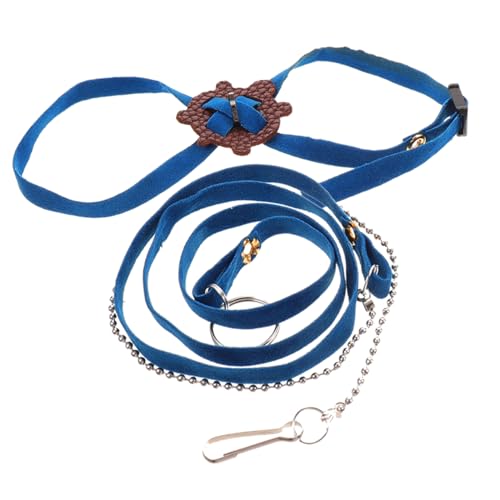COLLBATH Adorable Turtle Walking Leash Pet Turtle Leash Lizard Tortoise Harness Strap Traction Rope for Outdoor Activities