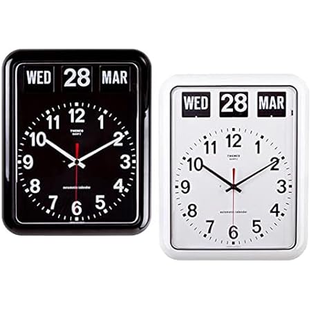 IP65防水 TWEMCO BQ-12 トゥエンコ ウォールクロック パタパタクロック