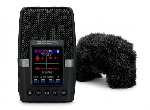 Image of Zoom H2essential Multi-Mic 32-Bit Float Handy Recorder with WSH-2E Hairy Windscreen