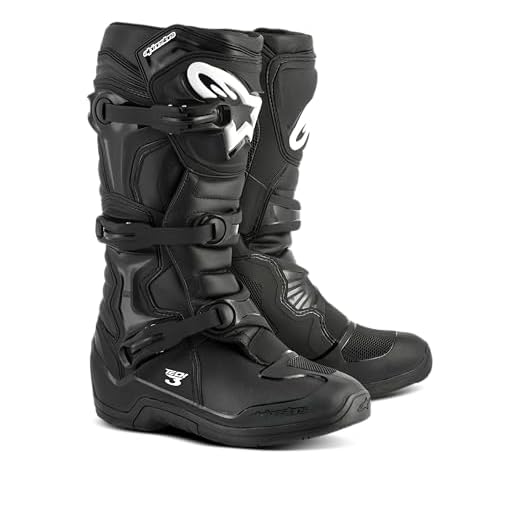 Alpinestars Men's Tech 3 Motocross Boot, Black, 9