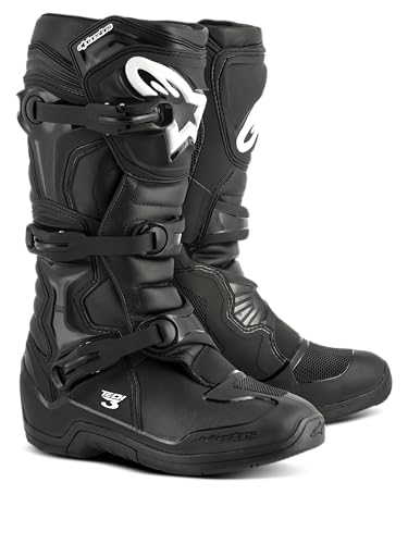Alpinestars Mens Tech 3 Boots Black Sz 10, Black, 10 US
