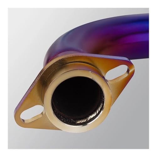 Colector de escape de 51mm con acabado de precisión para motos Gixxer SF155 6