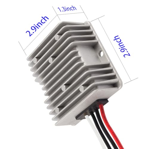 Transformateur de puissance efficace DC12V/24V vers DC6V 25A étanche - 4