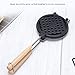 Cast Iron Waffle Maker Stove Top,Mini Nonstick Waffle Maker Pan Efficient Dual Sided Coating for Home Use for Waffles Toaster