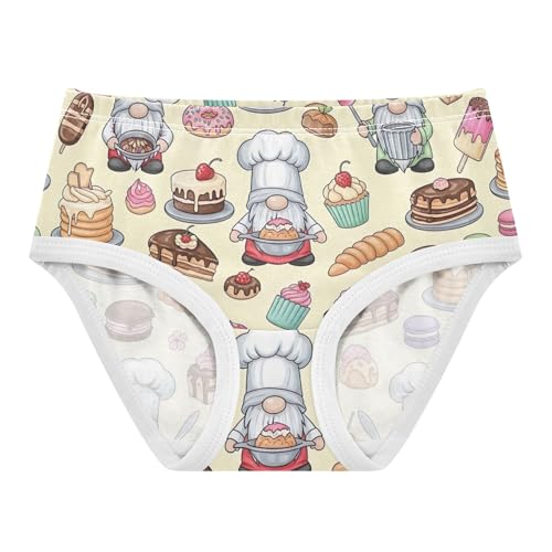 Cartoon Foods Beige St Little Girl Panties Girls Underwear Toddler Cotton Animal Briefs Underpants 2t