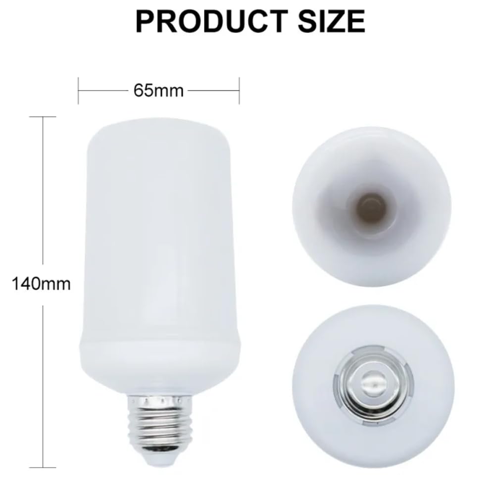 3Pz E27 110V 220V LED Dinamica Fiamma Effetto Fuoco Lampadina Mais Creativa Tremolante Emulazione Luce Festa Lampada