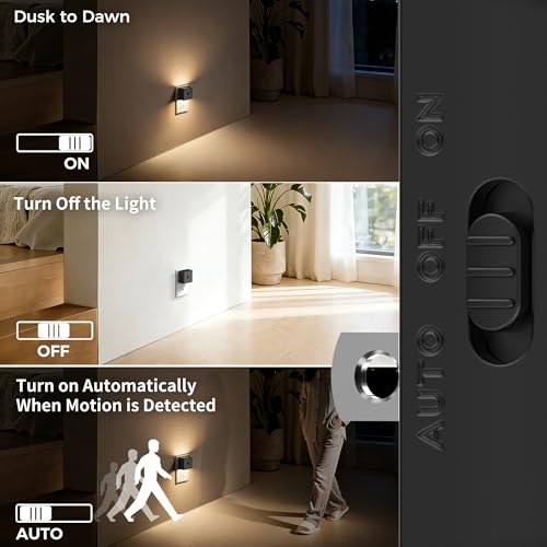 Image of DORESshop Motion Sensor Night Light [2 Pack],Night Lights Plug into Wall
