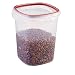 Rubbermaid Lock-Its Food Storage Canister with Easy Find Lid, 15 Cup, Racer Red FG7K8200CIRED