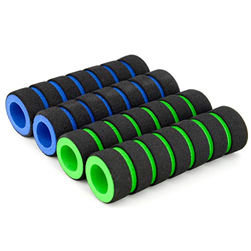 2 Pairs Bicycle Bike Foam Handlebar Cover Handle Bar Foam Grips Sponge Non-Slip Handle Grips For Bike Racing Bicycle Motorcycle #TOP6
