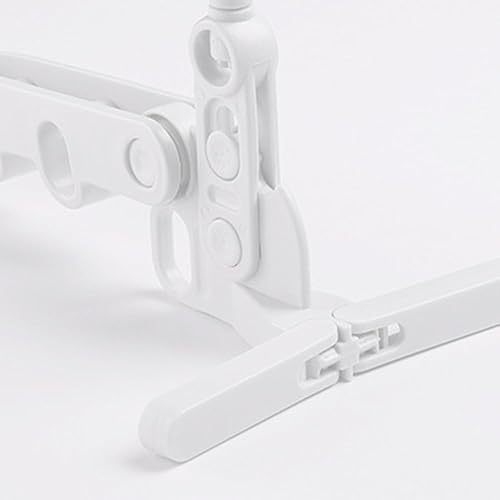 Miniatura 5 de PHILISENMALL Percha plegable para ropa sucia con 5 agujeros, ahorro de espacio, plegable, resistente, resistente, con rodamiento de carga, tendedero