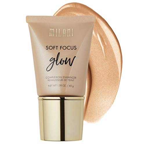 Milani Soft Focus Glow Complexion Enhancer - Golden Glow (1.59 Ounce) Vegan, Cruelty-Free Liquid Highlighter that Brightens Skin & Diffuses Fine Lines