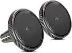A2C 2 Pack Slim Magnetic Phone Holder for Car, Rental Car Essentials for Travel, No Assembly, Compact, One-Hand Operation, Easy Removal, Reusable, Upgraded Air Vent Phone Mount Compatible with MagSafe