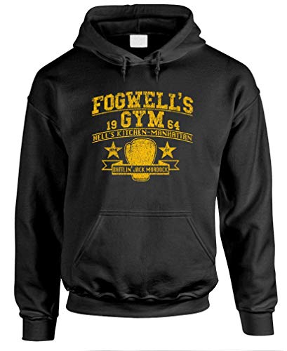 The Goozler FOGWELL'S Gym - Pullover Hoodie, Black, Large