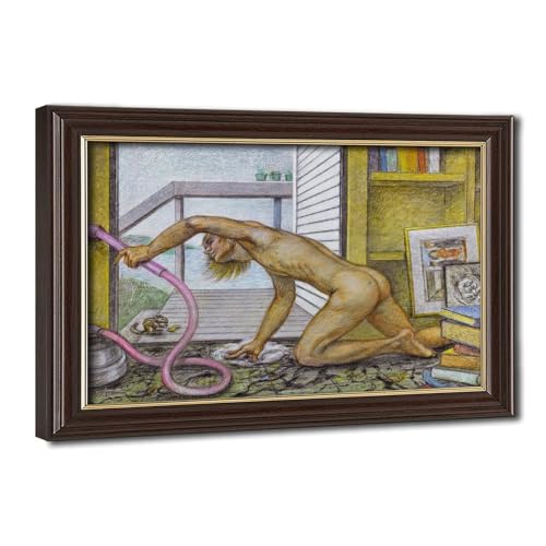 Toile d'art Paul Cadmus cadre suspendu WCYB qualité