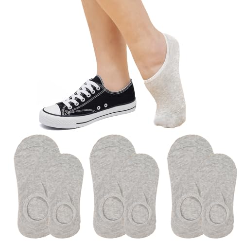 Under $5 Men's No Show Sock Non-Slip Low Cut Socks for Sports Daily Wear Breathable Anti-Slip Heel Grip