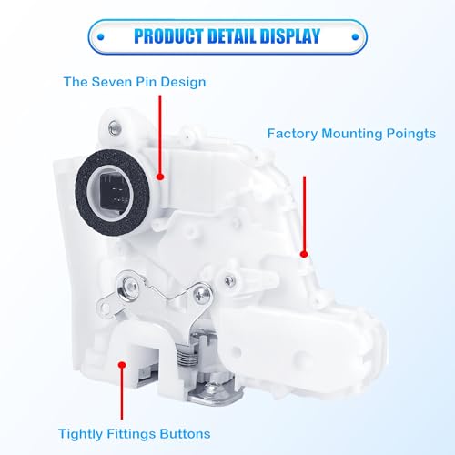Image of Front Left Driver Side Door Lock Actuator Motor Compatible with Honda CR-V 2007-2011 Replace 72150-SWA-A01 72150SWAA01 DLA1005