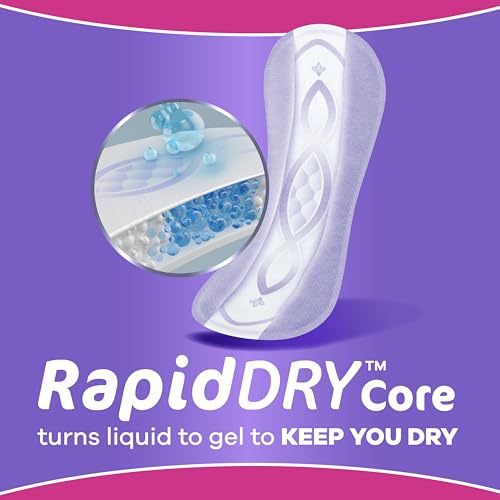 Image of Always Discreet Incontinence Panty Liners for Bladder Leaks, Size 2, Very Light Absorbency, Long Length, 44 CT
