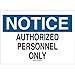 Brady 73476, Admittance Sign, (Pack of 20 pcs)
