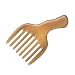 1 Pack Sandalwood Wide Tooth Comb Hair Pick Wide Tooth Hair Comb Hair Beard Pick Comb Wooden Hair Comb Afro Pick Lift Comb