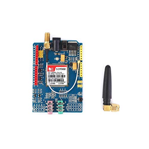 Module,Development Board Module Kit,5~26V SIM Development Module,Fit for SIM900 850/900/1800/1900 MHz GPRS/GSM,Quad-Band 850/900/ 1800/1900 MHz - Would Work on GSM Networks
