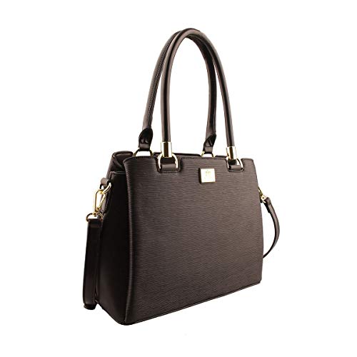 Bolsa Feminina Queens Paris Preta Couro PU QPB50U01