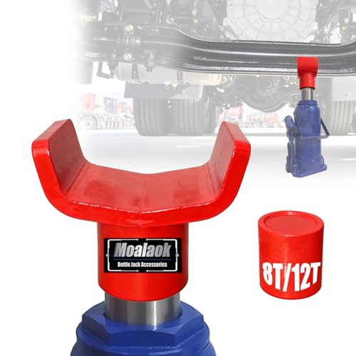 Adaptateur de cric bouteille anti-dérapage pour tubes ronds de 10,2 cm