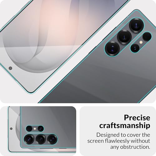 Image of ArmourPro Tempered Glass for Samsung Galaxy S26 Ultra with Back Clear Membrane Guard, Edge to Edge Screen Protector, Anti-Bubble, Anti-Fingerprint, Oil Resistant, Installation Kit | Black