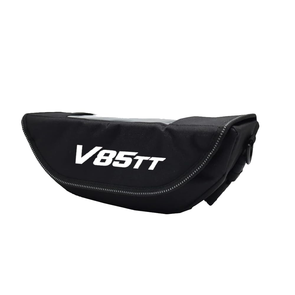 QWDRHen For V85 TT Travel V85 Strada V85 TT 2025 2024 2023 2022 2021 Accessories Handlebar Bag Motorcycle Waterproof Bag Storage Handlebar Bag Travel Tool Bag Portable Storage Tool Waterproof Bag