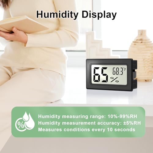 Anfbyoh ANF005 6-Pack Mini Hygrometer Indoor Humidity Meter thumb #2