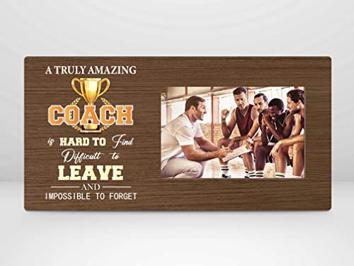 Orchroma A Truly Amazing Coach Is Hard To Find Picture Frame - Best Coach Gifts,Coach Birthday Retirement Thanksgiving Gifts,Graduation Gifts For Coach,Thank You Teacher Mentor Coach Picture Frame Gift 12X6 In #TOP8